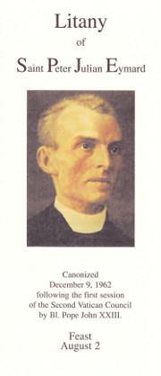Cover of Litany of Saint Peter Julian Eymard